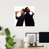 Doug Judy and Jake Peralta Brooklyn 99 Karaoke Poster (Heimbüro)