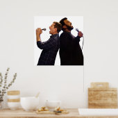 Doug Judy and Jake Peralta Brooklyn 99 Karaoke Poster (Küche)