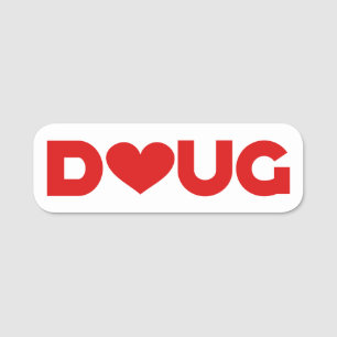 Doug Liebe Namensschild