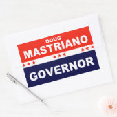 Doug Mastriano Governor Pennsylvania Rechteckiger Aufkleber (Umschlag)