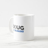 Doug Mountain Biker Coffee Tasse (Vorderseite Links)