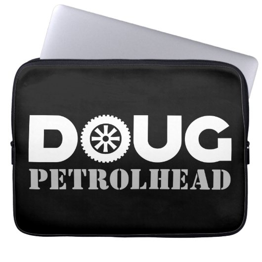 Doug Petrol Head Laptopschutzhülle (Vorderseite)