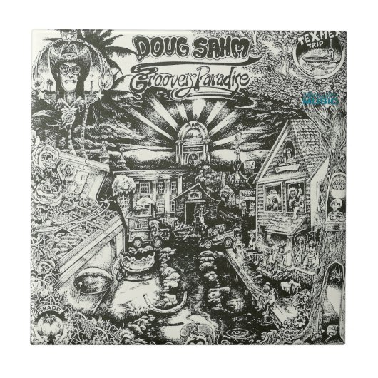 Doug Sahm Groovers-Paradies Fliese (Vorderseite)