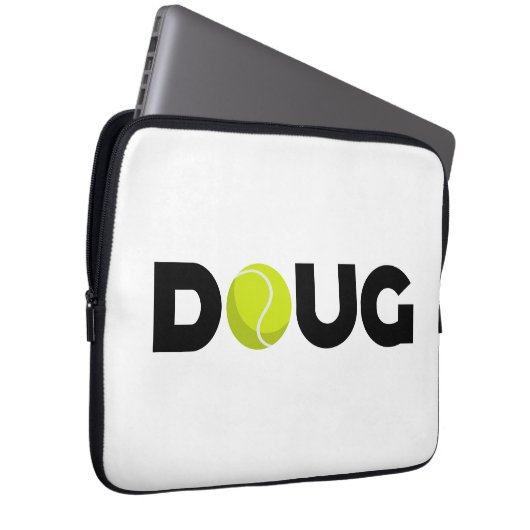 Doug Tennis Laptopschutzhülle (Vorne Rechts)