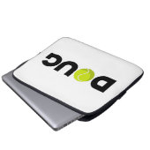 Doug Tennis Laptopschutzhülle (Vorne Knopf)