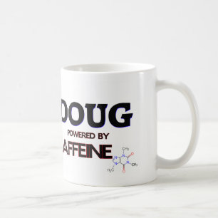 Doug trieb durch Koffein an Kaffeetasse