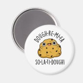 Dough-Re-Mi Funny Music Dough Puff Magnet (Vorderseite/Rückseite)