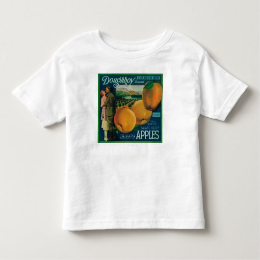 Doughboy-Apple-Kiste LabelWatsonville, CA Kleinkind T-shirt (Vorderseite)