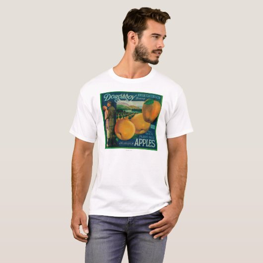 Doughboy-Apple-Kiste LabelWatsonville, CA T-Shirt (Vorne ganz)