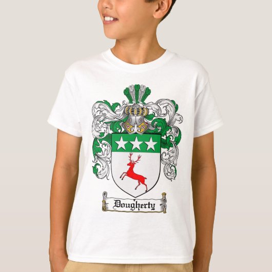 DOUGHERTY-FAMILIENWAPPEN - WAFFENSCHUTZSCHUTZ T-Shirt (Vorderseite)