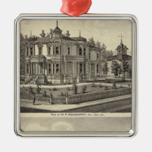 Dougherty, Murphy-Wohnsitze Silbernes Ornament