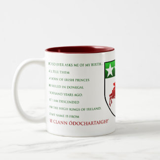 Dougherty Wappen-Tasse Zweifarbige Tasse