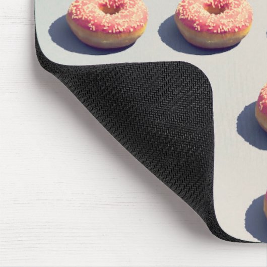 Doughnüsse in einer Gruppe Mousepad (Ecke)