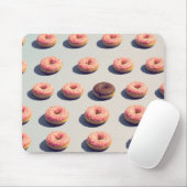 Doughnüsse in einer Gruppe Mousepad (Mit Mouse)