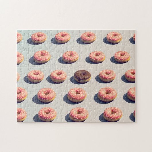Doughnüsse in einer Gruppe Puzzle (Horizontal)