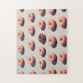 Doughnüsse in einer Gruppe Puzzle (Vertikal)