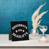 Doughnut and Deadlifts - Funny Gym Workout Fotoplatte (InSitu)