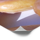 Doughnut auf Leinwand Poster (Ecke)
