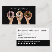 Doughnut Bakery Customer Loyalty Business Cards Visitenkarte (Vorne/Hinten)
