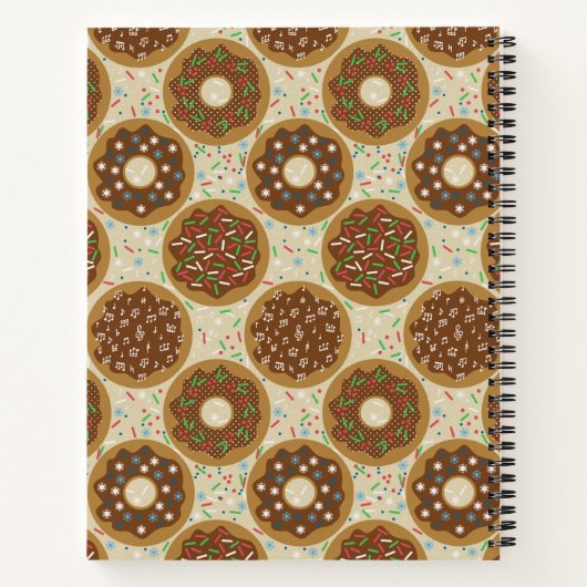Doughnut Best Holiday Notizblock (Rückseite)
