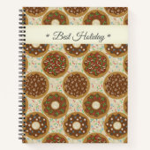 Doughnut Best Holiday Notizblock (Vorderseite)