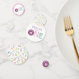 Doughnut Birthday Personalisiert Konfetti