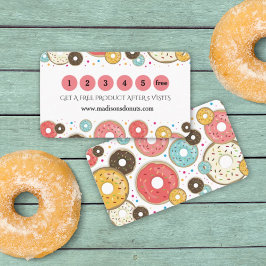 Doughnut Colorful Pattern Treuekarte