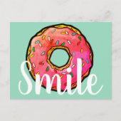 Doughnut Delite SMILE Postkarte (Vorderseite)