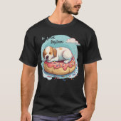 Doughnut Dog Dreams Donut Niedlich Dog Geschenkret T-Shirt (Vorderseite)