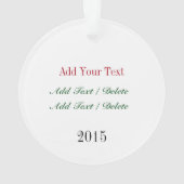 Doughnut / Donut Bakery Ornament - SRF (Rückseite)