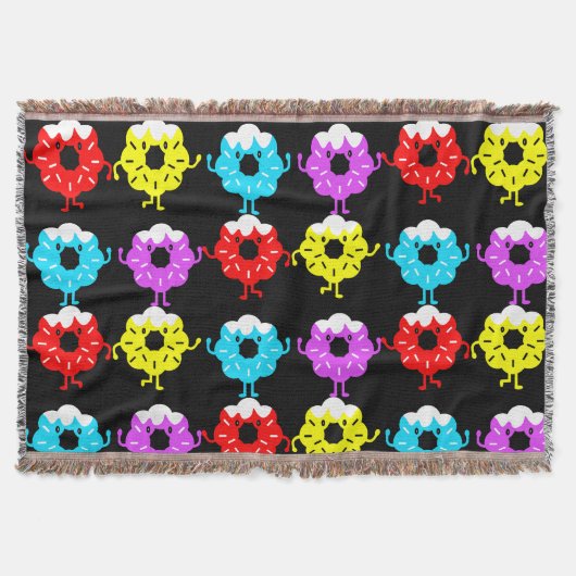 Doughnut Donut Lovers Decke (Vorderseite)