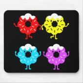 Doughnut Donut Lovers Mousepad (Vorne)