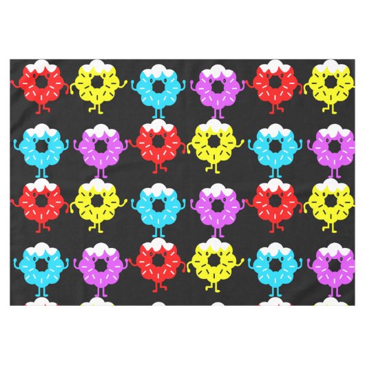 Doughnut Donut Lovers Tischdecke (Vorderseite (Horizontal))