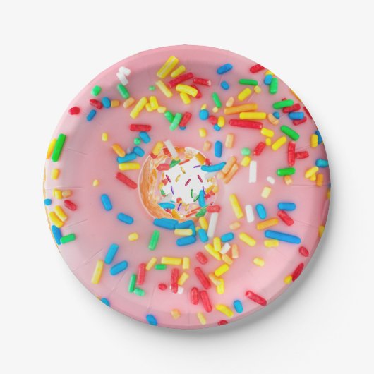 Doughnut Donut Paper Plate Pappteller (Vorderseite)