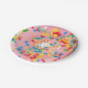Doughnut Donut Paper Plate Pappteller