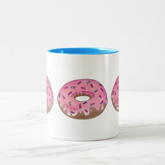 Doughnut Donut w/ Sprinkles Frühstücksbuffet Tasse (Mittel)