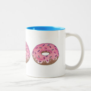 Doughnut Donut w/ Sprinkles Frühstücksbuffet Tasse