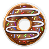 Doughnut Drawer Knob Keramikknauf (Vorderseite)