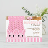 Doughnut & Dreams Pajama Party Sleepover Einladung (Stehend Vorderseite)