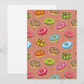 Doughnut einladung (Vorne/Hinten)