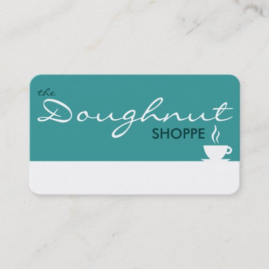 DOUGHNUT (Farbe anpassbar) Treuekarte (Vorderseite)