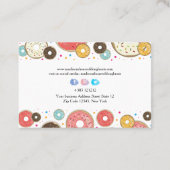 Doughnut Farbmuster Visitenkarte (Rückseite)