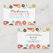 Doughnut Farbmuster Visitenkarte (Vorne/Hinten)
