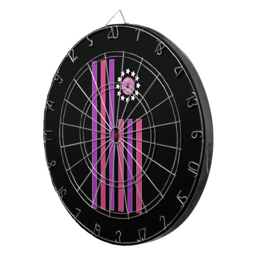 Doughnut - Flagge Dartscheibe (Vorderseite rechts)