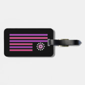 Doughnut - Flagge Gepäckanhänger (Rückseite horizontal)