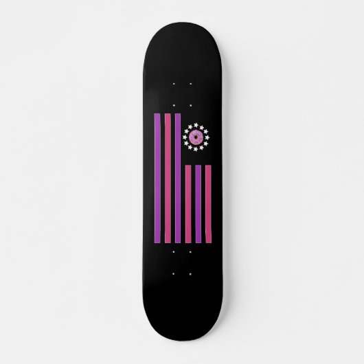 Doughnut - Flagge Skateboard (Vorne)