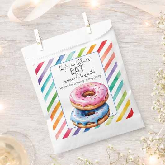 Doughnut-Gefälligkeitstaschen Geschenktütchen (Ausgeschnitten)