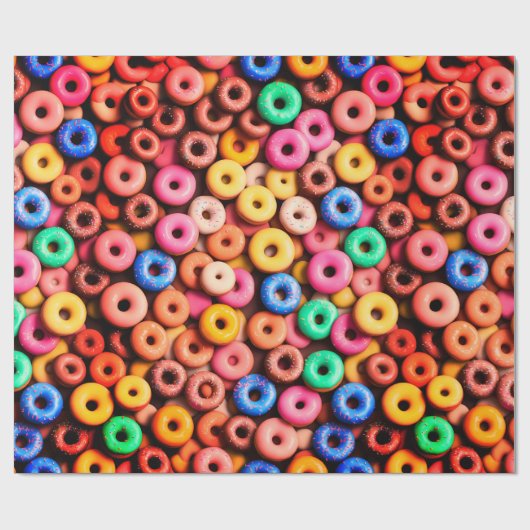Doughnut Geschenkpapier (Flach)