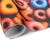 Doughnut Geschenkpapier (Rolleneckpunkt)