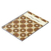 Doughnut Happy Holidays Notizblock (Linke Seite)